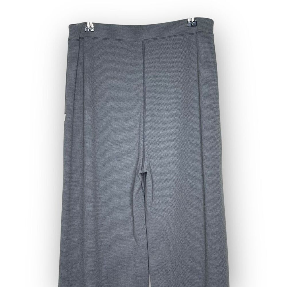 Vuori Bayview Thermal Wide Leg Pants Waffle Knit Gray Women’s Size XL - Picture 5 of 9